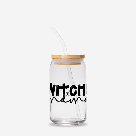 Witchy Mama Glass Can