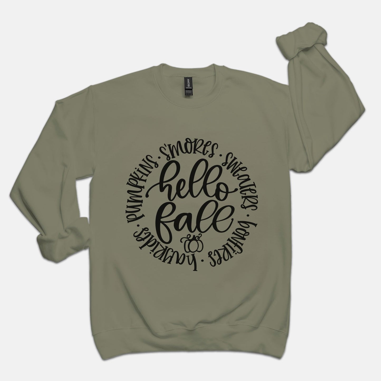 Hello Fall Unisex Crew Neck Sweatshirt