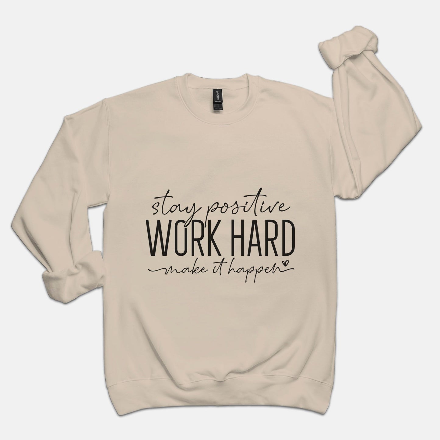 Work Hard Unisex Crew Neck Sweatshirt