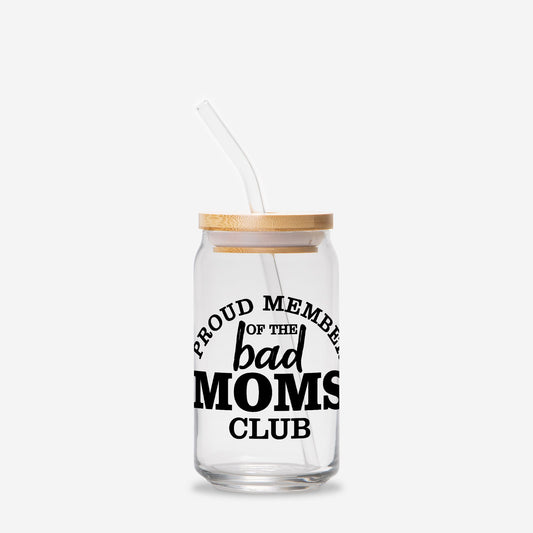 Bad Moms Club Glass Can 16oz