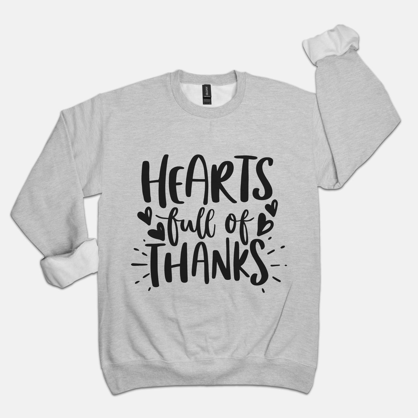 Thankful Heart Unisex Crew Neck Sweatshirt