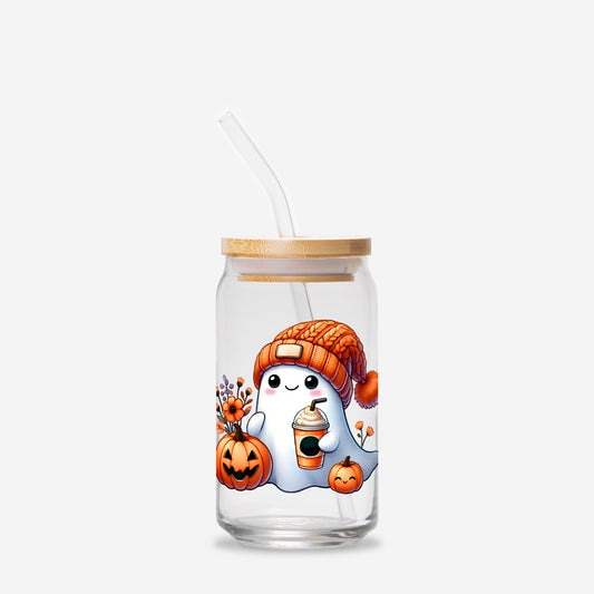 Beanie Ghosty Glass Can