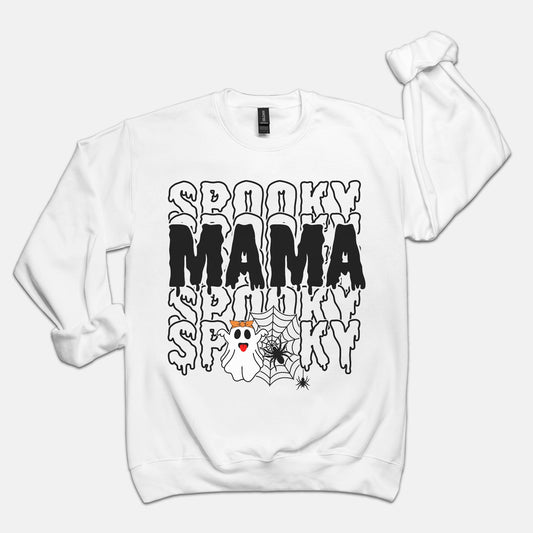 Spooky MamaUnisex Crew Neck Sweatshirt