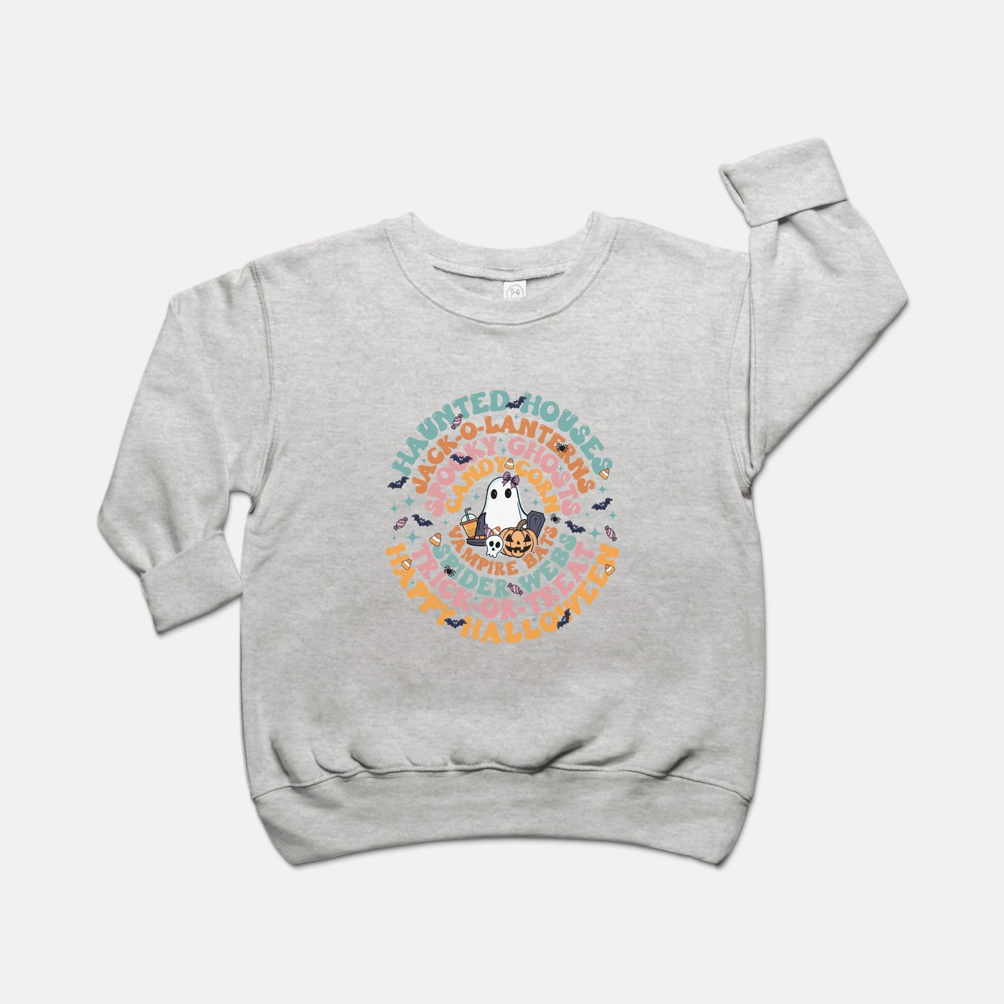 Cute Halloween Toddler Crew Neck Sweatshirt