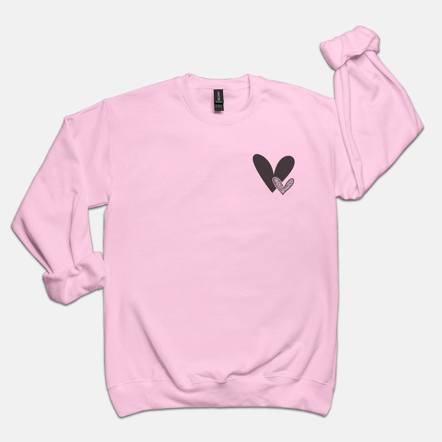 Love Hearts Unisex Crew Neck Sweatshirt