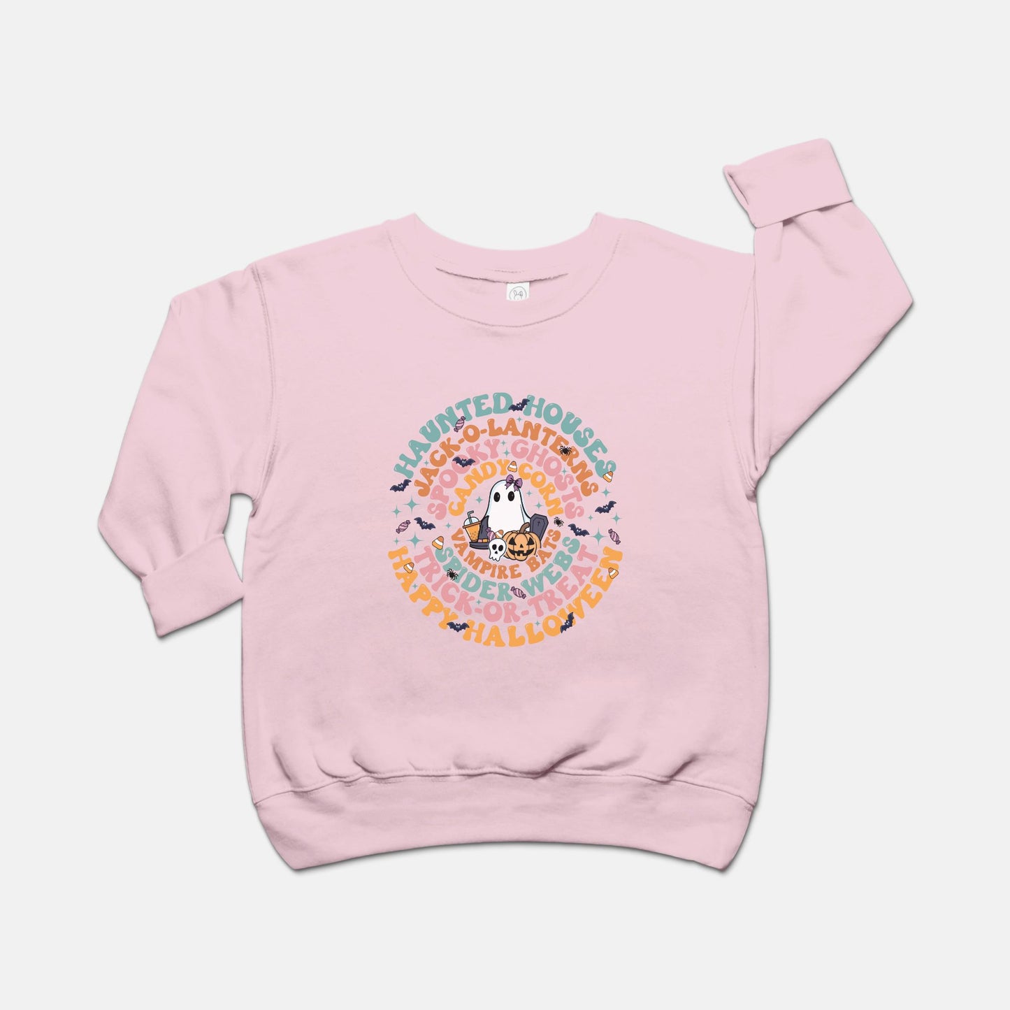 Cute Halloween Toddler Crew Neck Sweatshirt