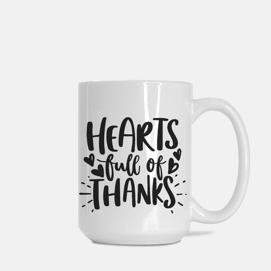 Thankful Heart Mug Deluxe 15oz.