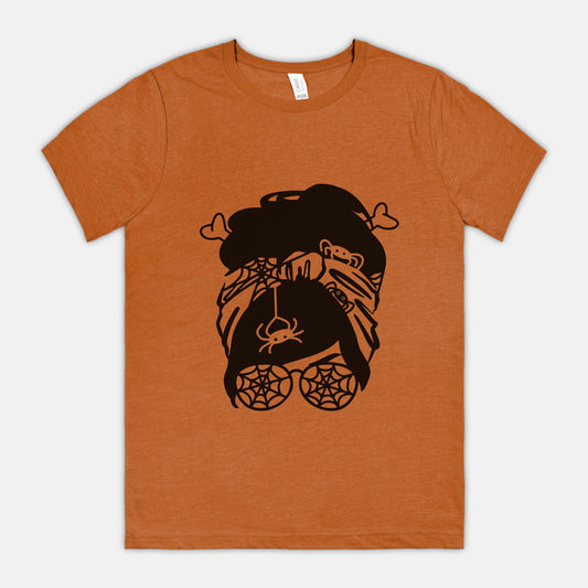 Hallween Mom Bun Unisex Tee