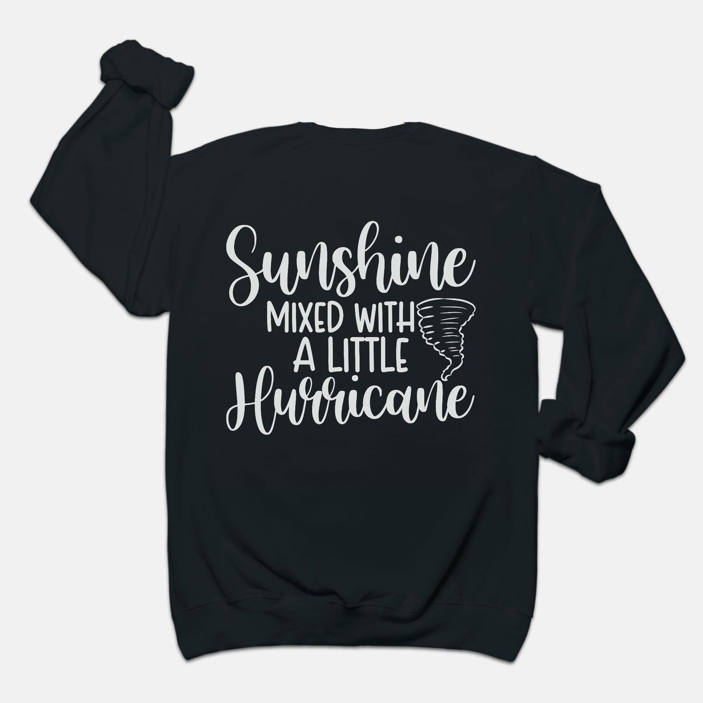 Hurricane Sunshine Unisex Crew Neck Sweatshirt Gildan 18000