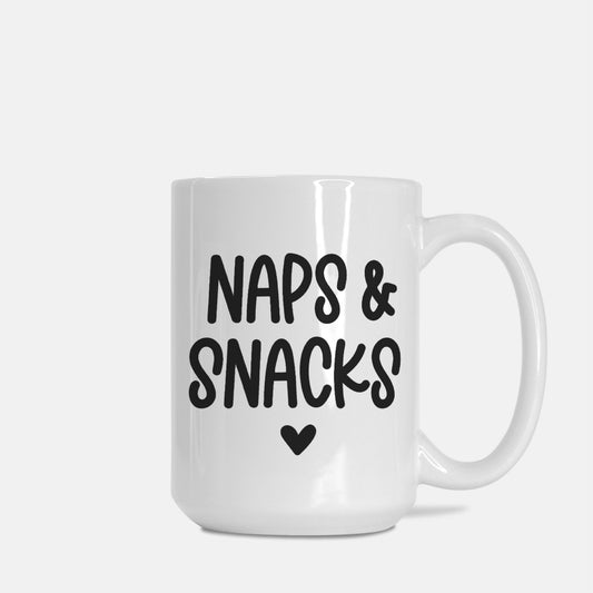 Naps & Snacks Mug Deluxe 15oz.