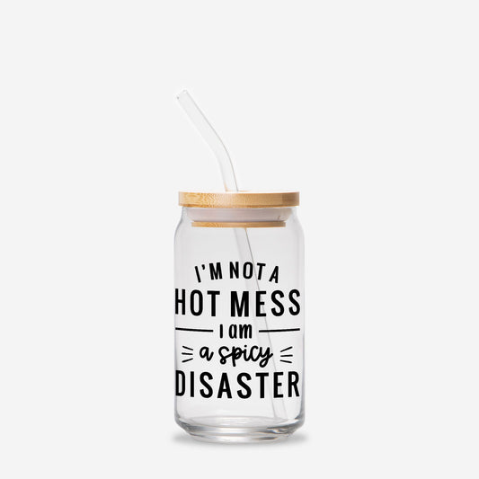 Spicy Disaster Glass Can