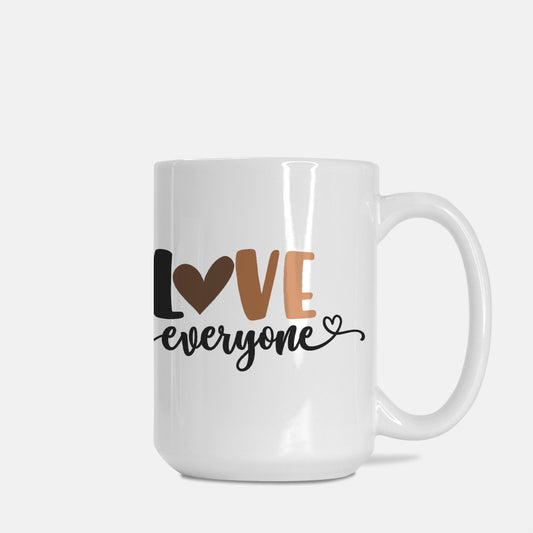 Love Everyone Mug Deluxe 15oz.