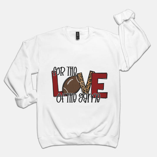 Love Football Unisex Crew Neck Sweatshirt