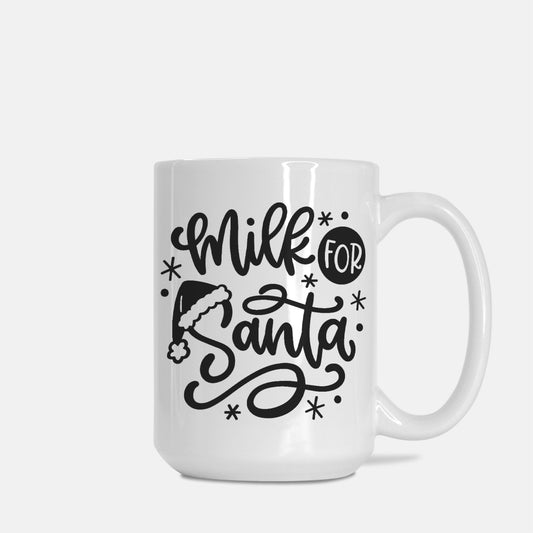 Milk for Santa Mug Deluxe 15oz.