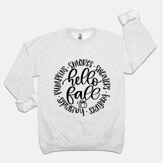 Hello Fall Unisex Crew Neck Sweatshirt