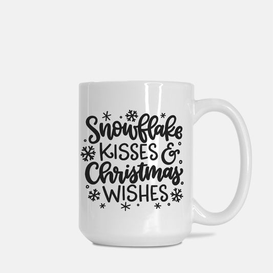 Snowflake Kisses Mug Deluxe 15oz.