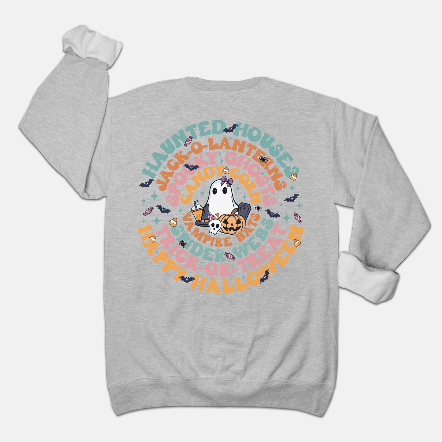 Cutesy Halloween Unisex Crew Neck Sweatshirt