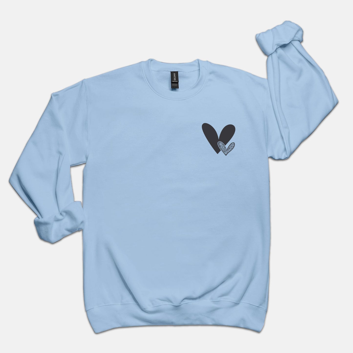 Love Hearts Unisex Crew Neck Sweatshirt