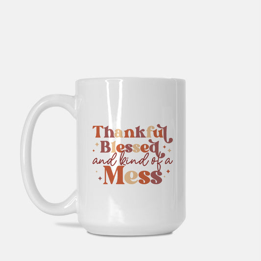 Thankful Blessed Mama Mug