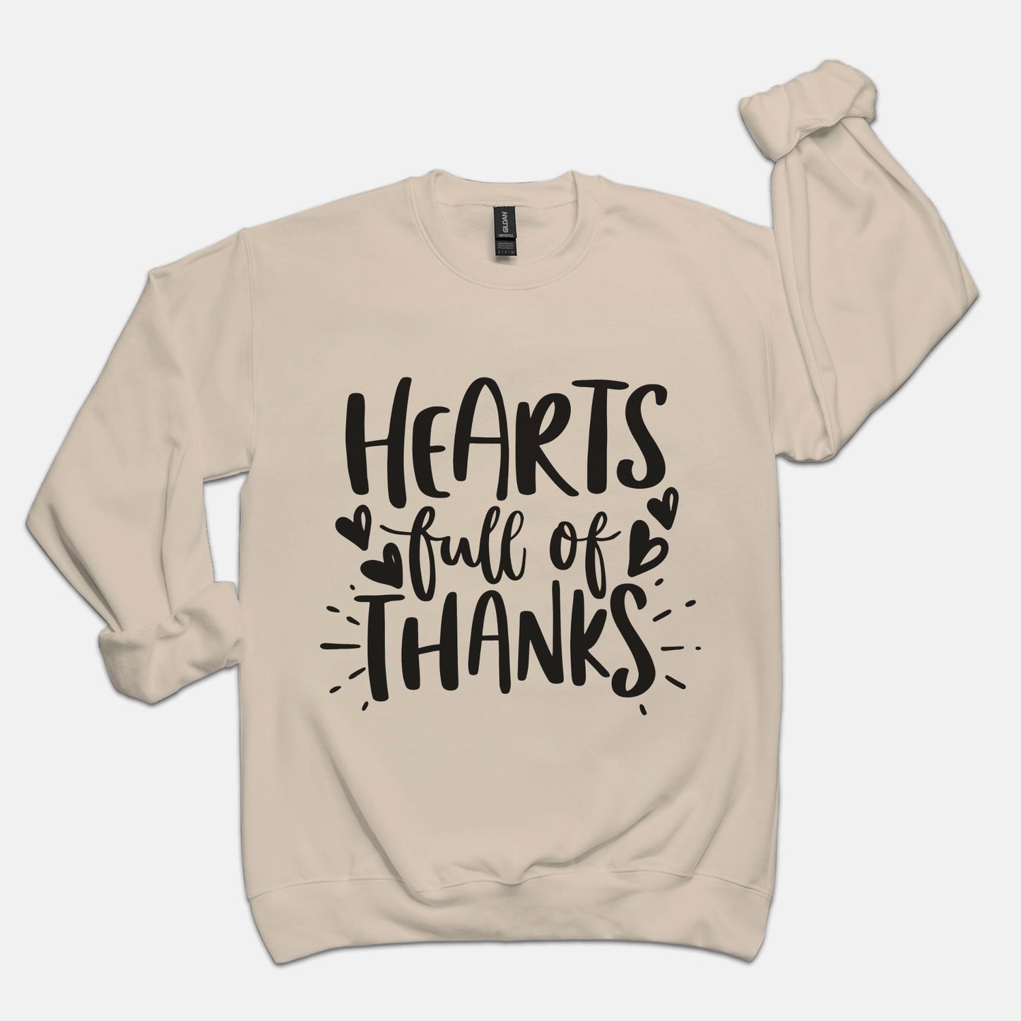 Thankful Heart Unisex Crew Neck Sweatshirt