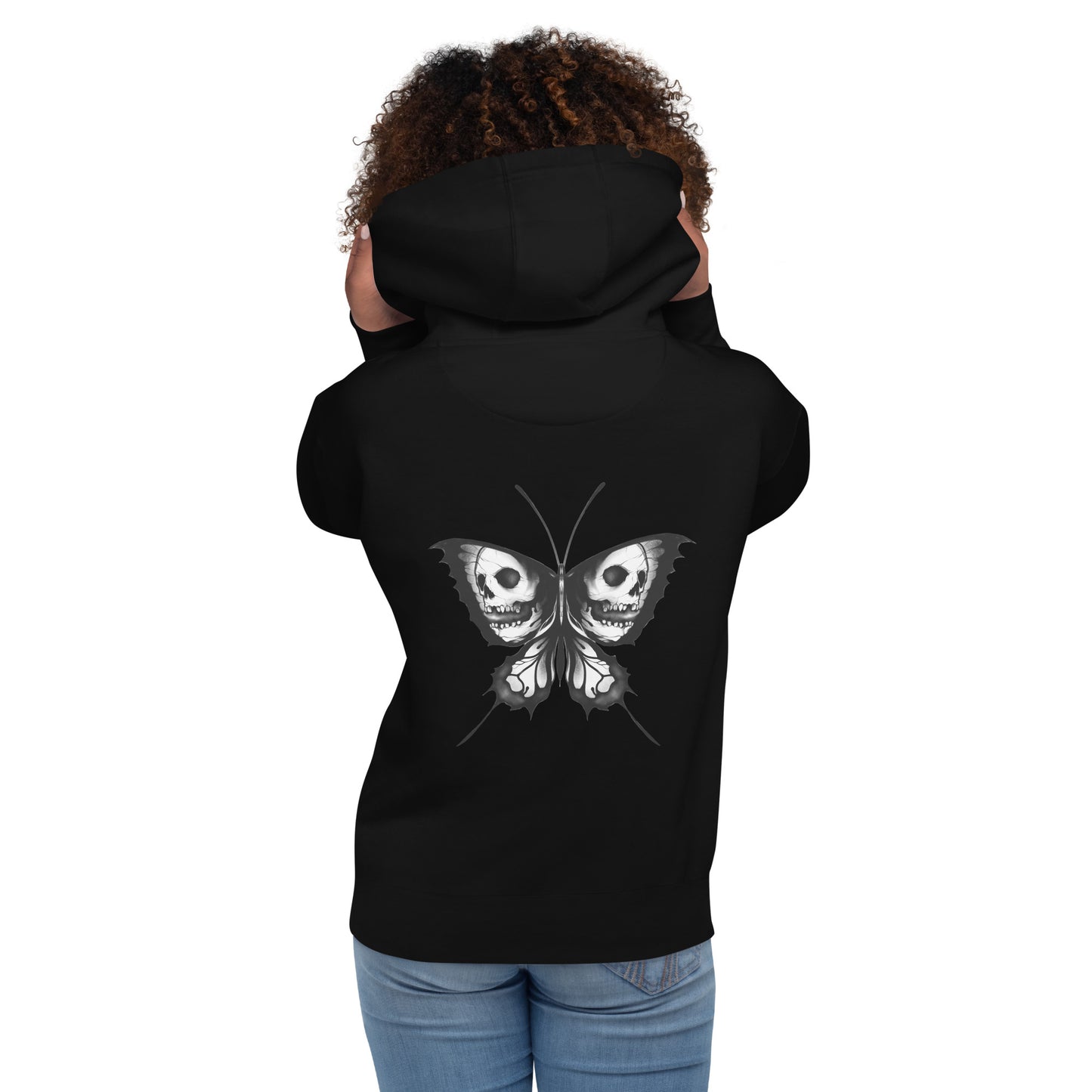 Unisex Butterfly Skull Hoodie