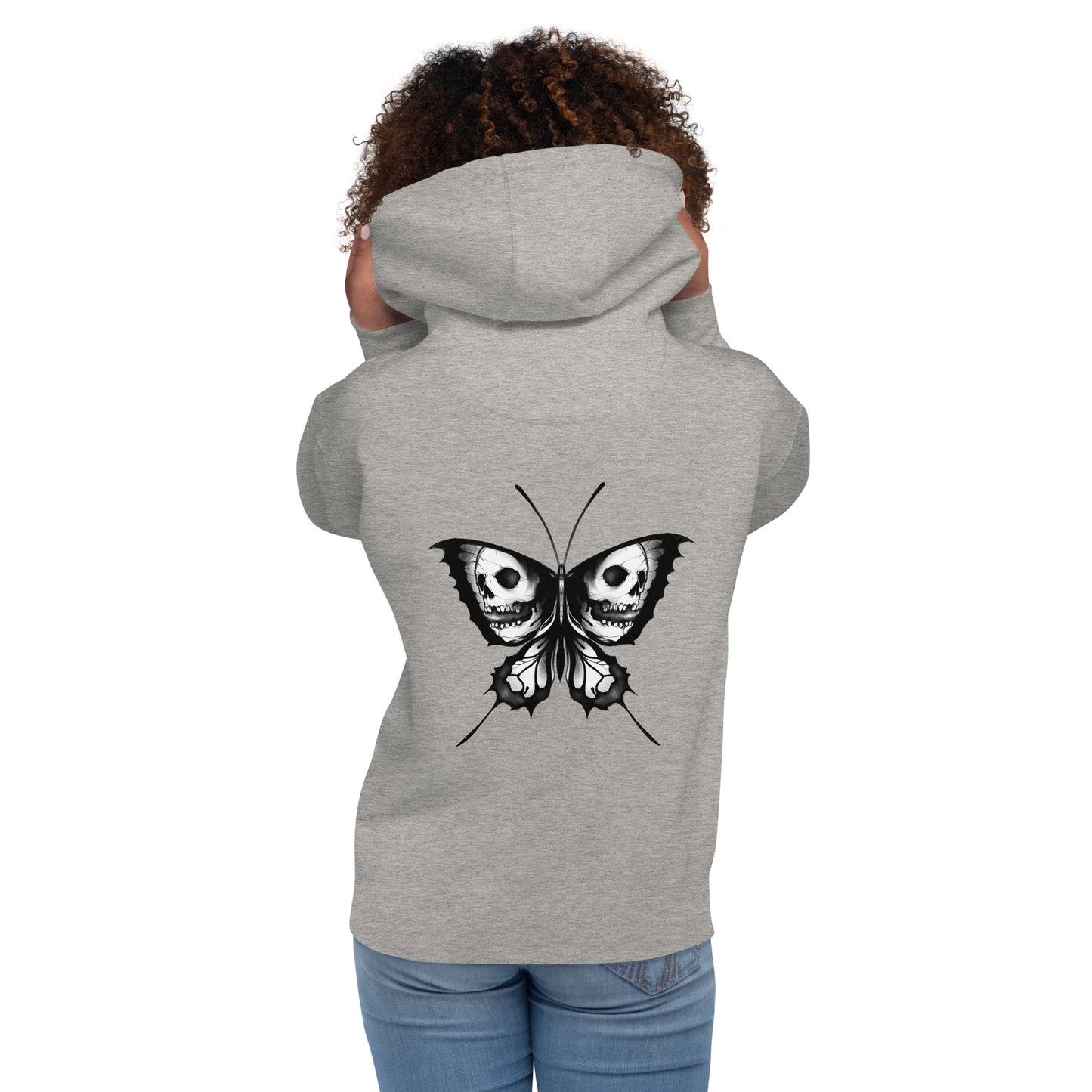 Unisex Butterfly Skull Hoodie