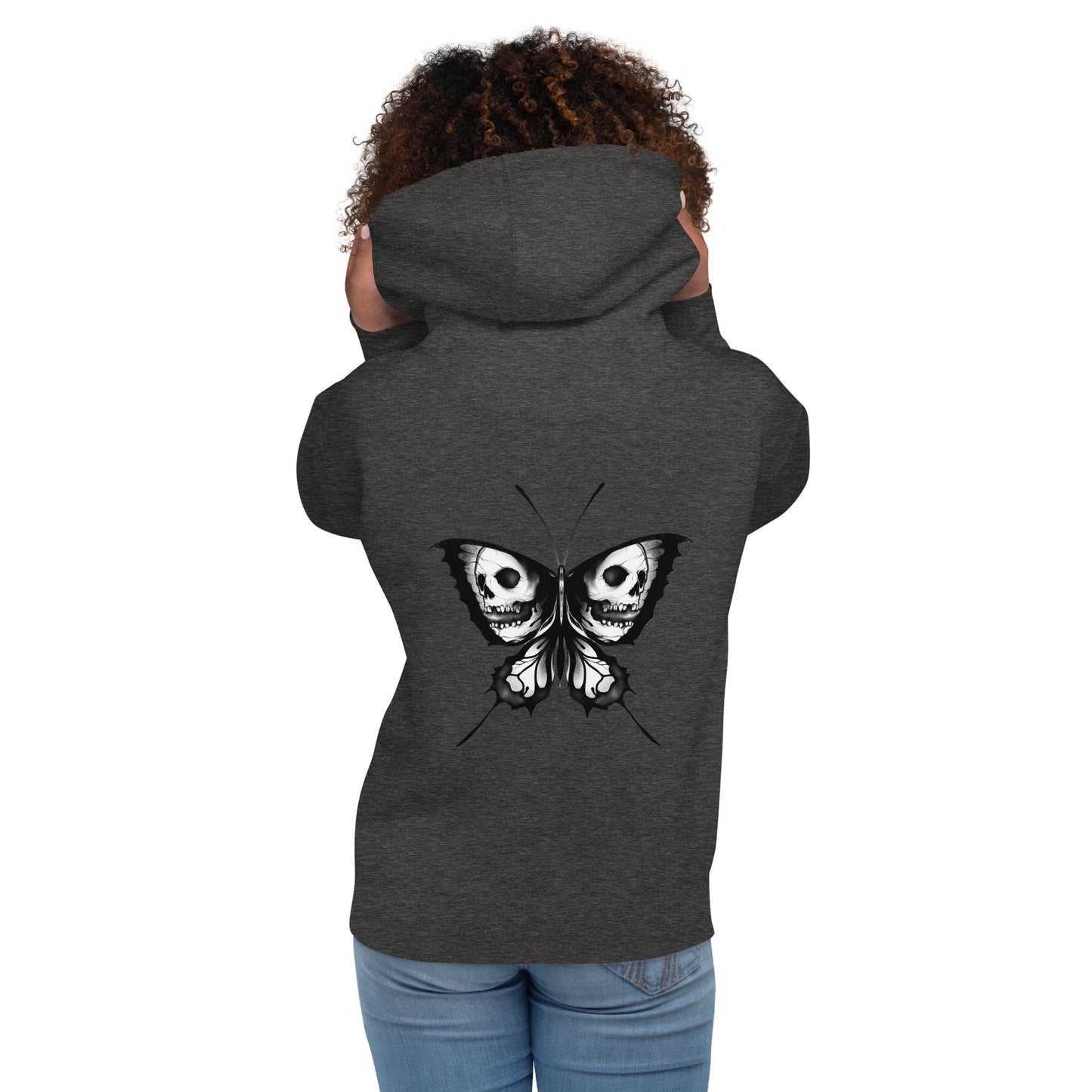 Unisex Butterfly Skull Hoodie